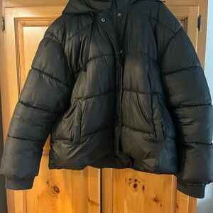 GAP Charcoal Puffer Jacket